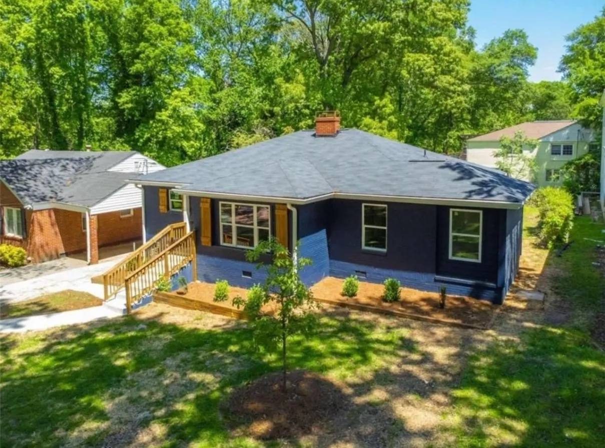Compact navy home with new landscaping